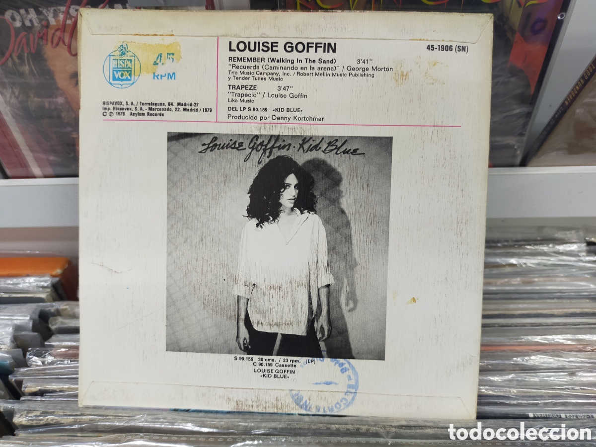 Discos de vinilo: Louise goffin single remember Espa&ntilde;a 1979 - Foto 2