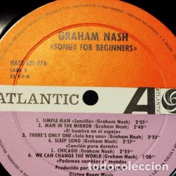 Discos de vinilo: GRAHAM NASH - GRAHAM NASH - Foto 3