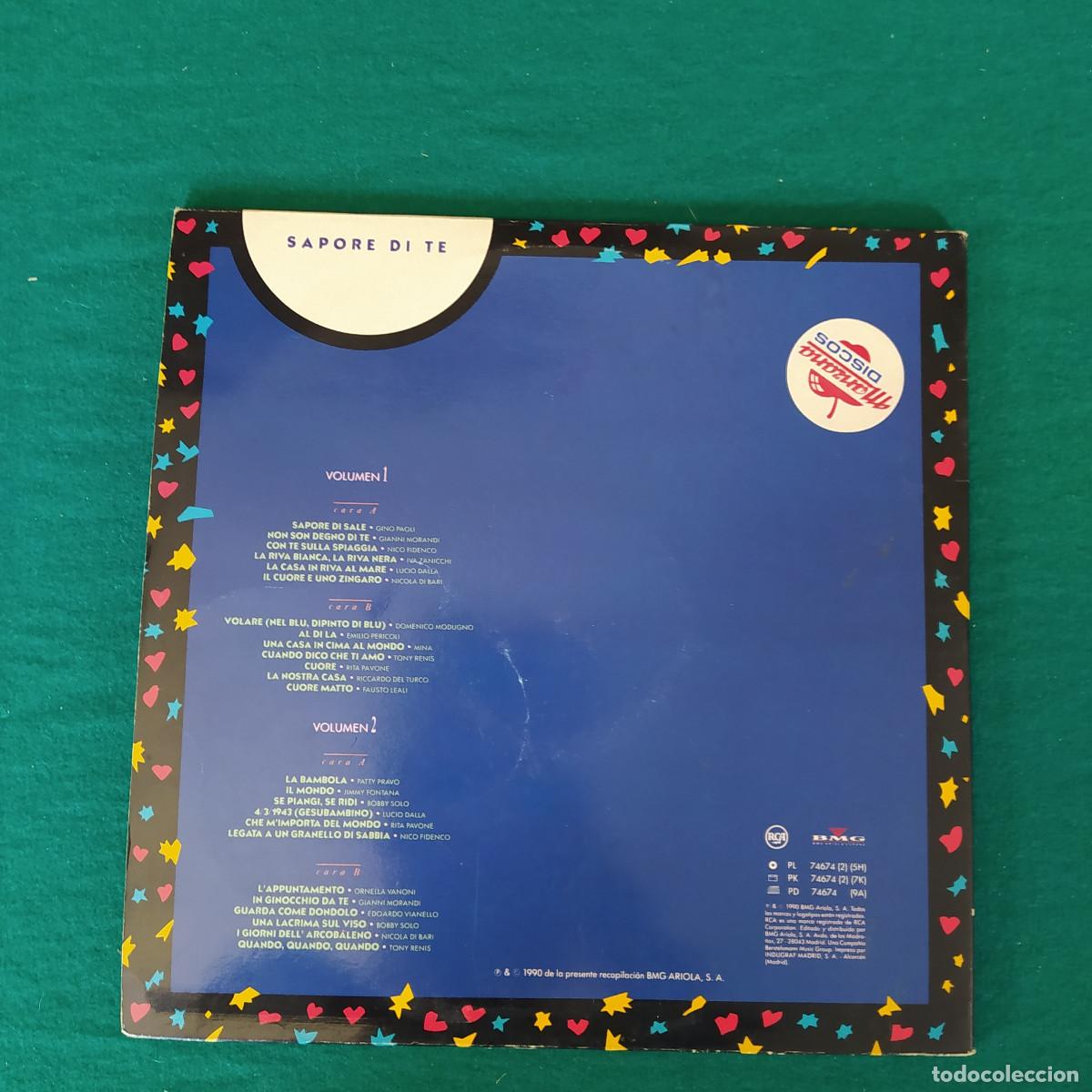 Discos de vinilo: Sapore Di Te 1990 LP - Foto 2