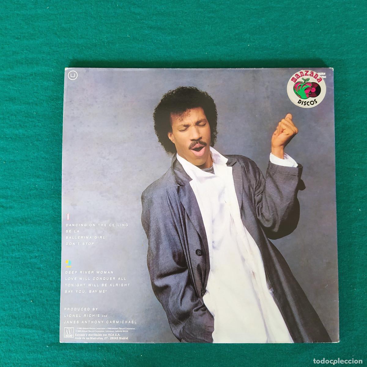 Discos de vinilo: LIONEL RICHIE DANCING ON THE CEILING - Foto 2