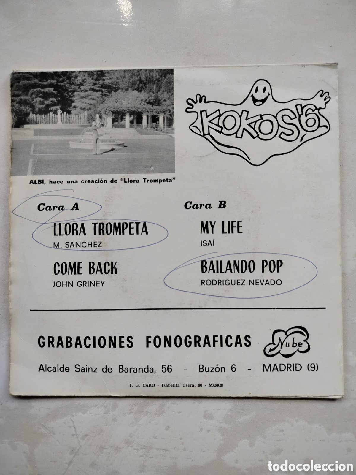 Discos de vinilo: Kokos6 Llora Trompeta EP - Foto 2