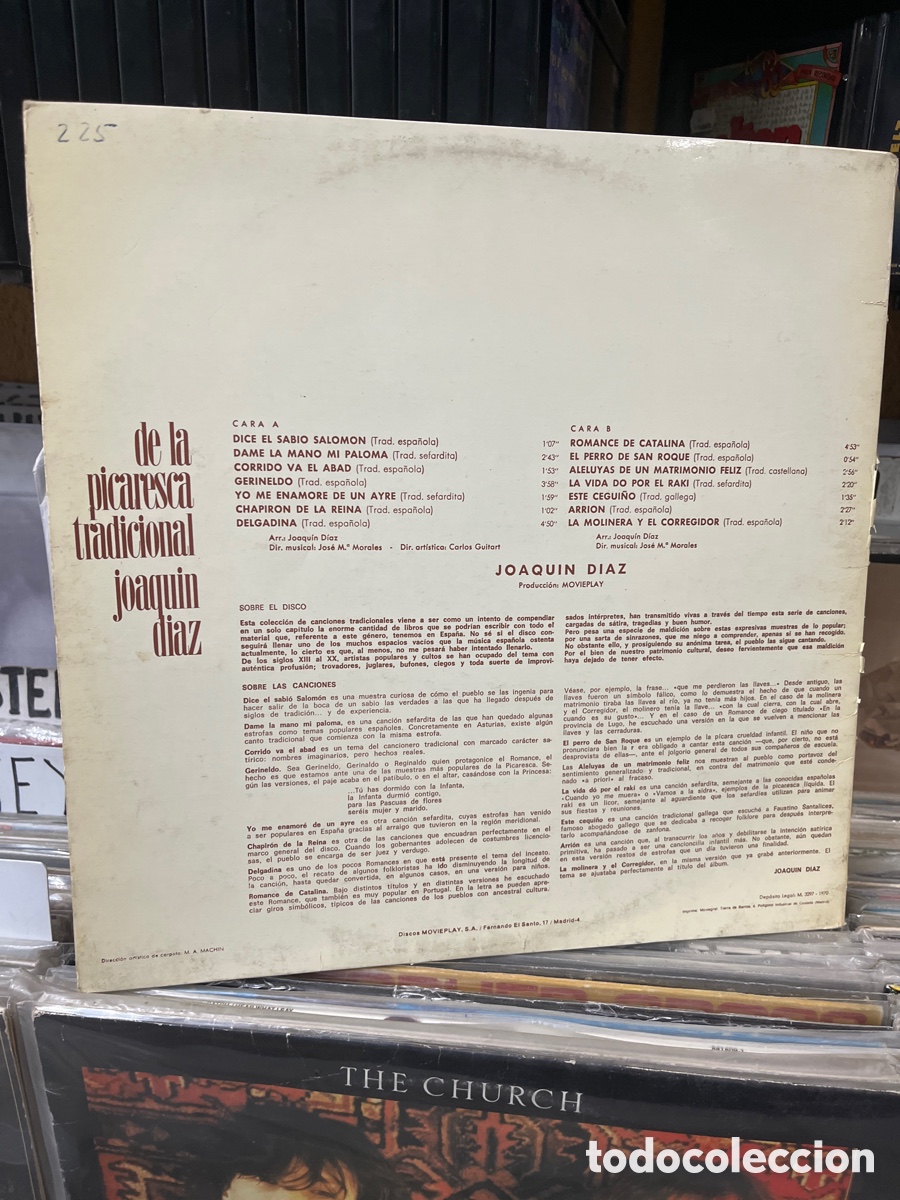 Discos de vinilo: de la picaresca tradicional joaquin diaz - Foto 2