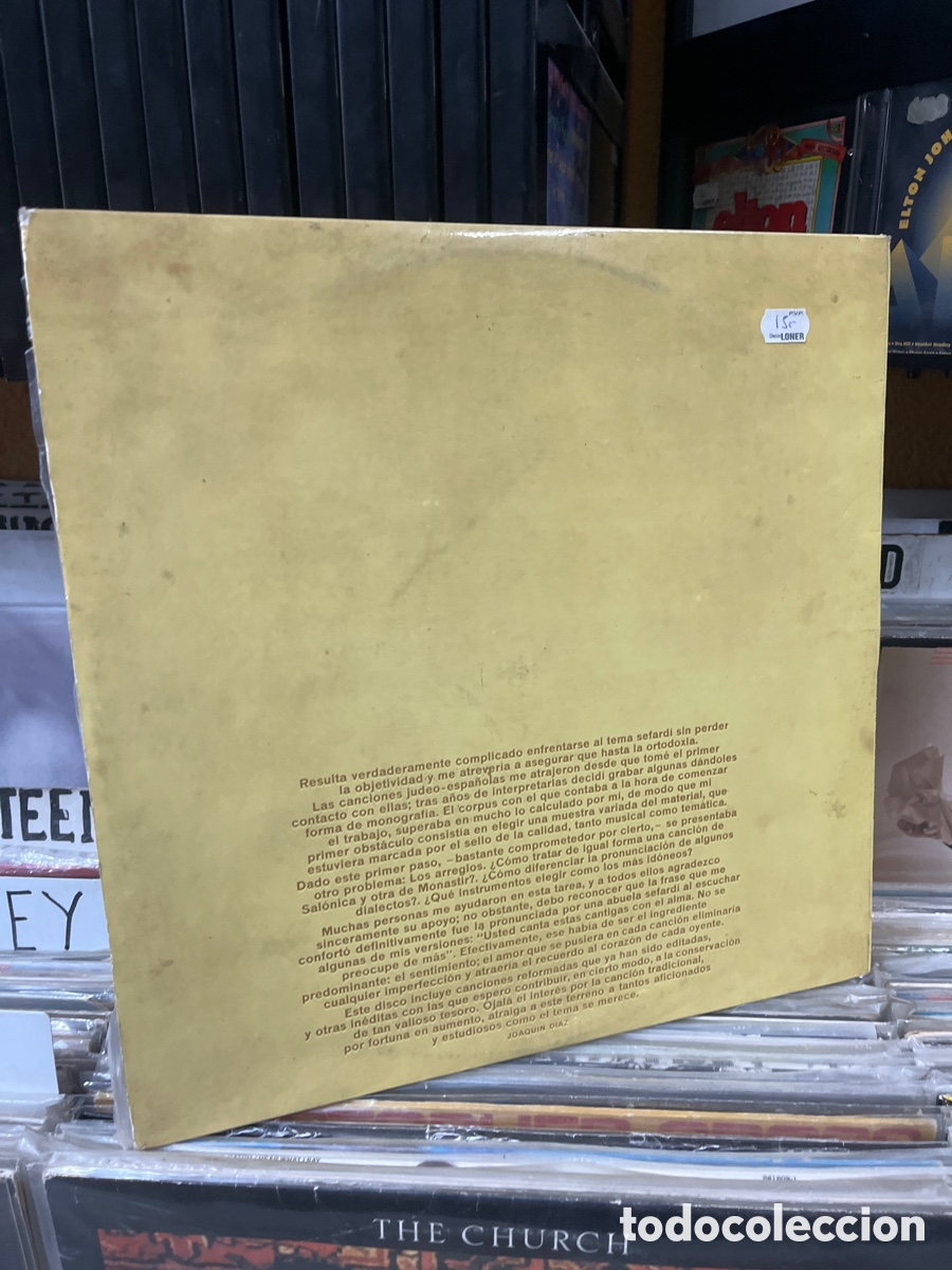 Discos de vinilo: joaquin diaz romanzas y cantigas sefardies - Foto 2