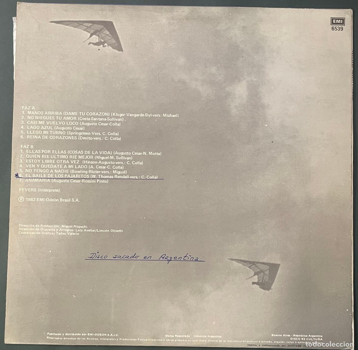 Discos de vinilo: FEVERS / FEVERS 83 (LP EMI 1982) ARGENTINA - Foto 2