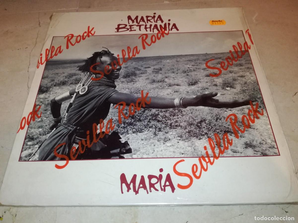 Disques de vinyle: MARIA BETHANIA-MARIA-CONTIENE ENCARTE-ORIGINAL ESPA&Ntilde;OL 1988-A&Uacute;N CON PARTE DEL PRECINTO ORIGINAL