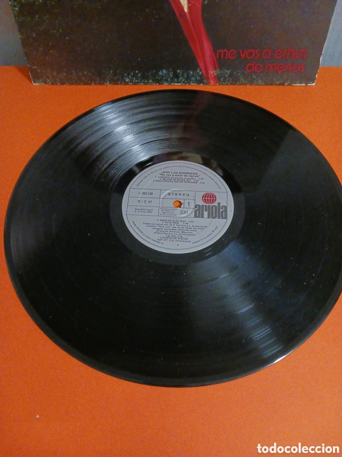 Discos de vinilo: Lp vinilo. Jos&eacute; Luis Rodriguez. FUNCIONA - Foto 5