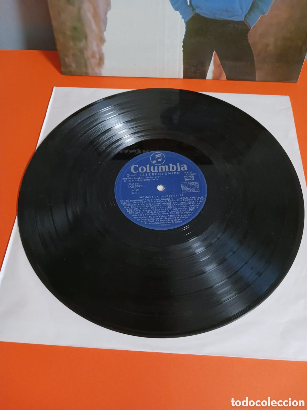 Discos de vinilo: Lp vinilo, JOSE VELEZ &rdquo;ROMANTICA&rdquo;. FUNCIONA. - Foto 2