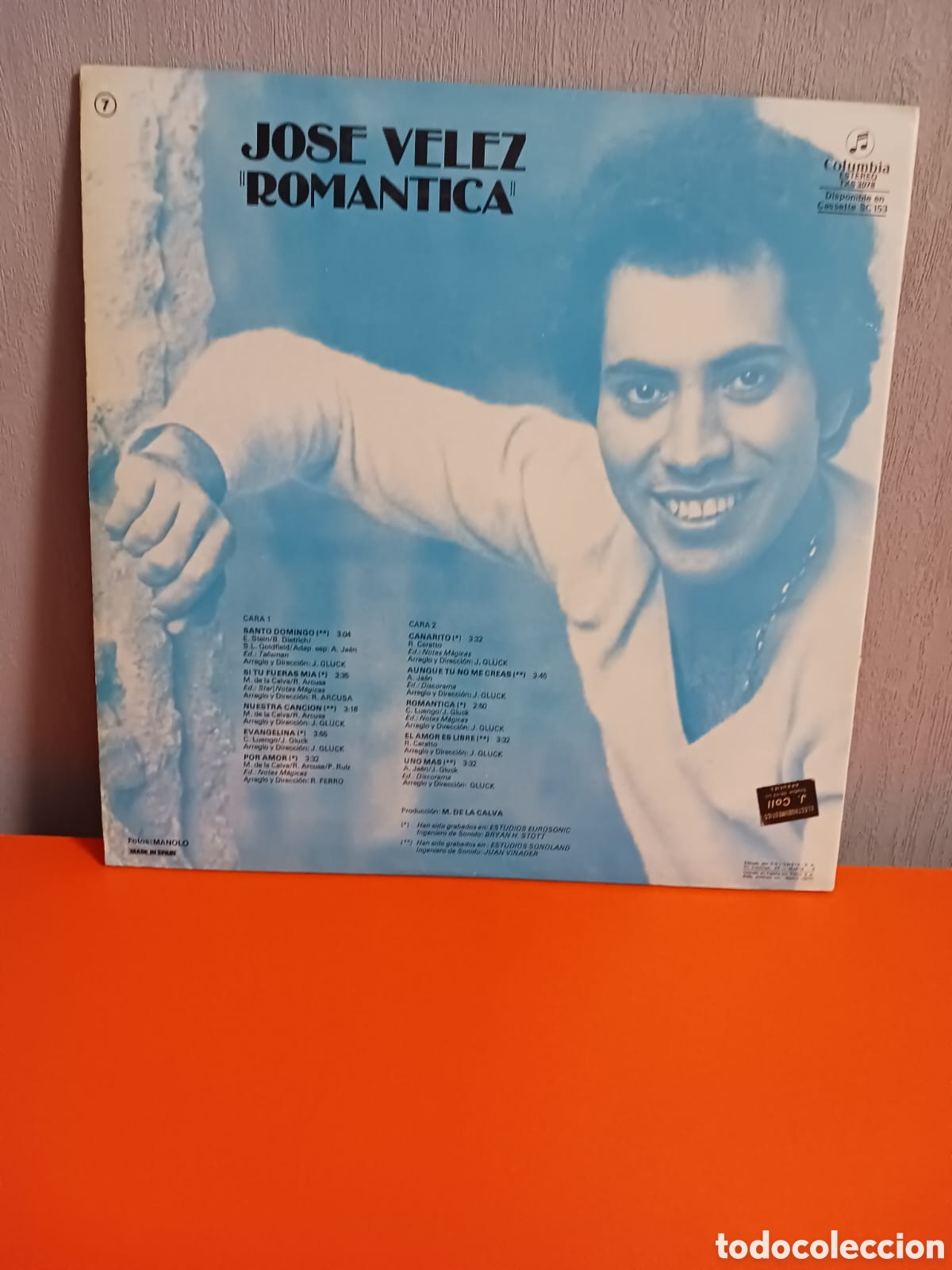 Discos de vinilo: Lp vinilo, JOSE VELEZ &rdquo;ROMANTICA&rdquo;. FUNCIONA. - Foto 7
