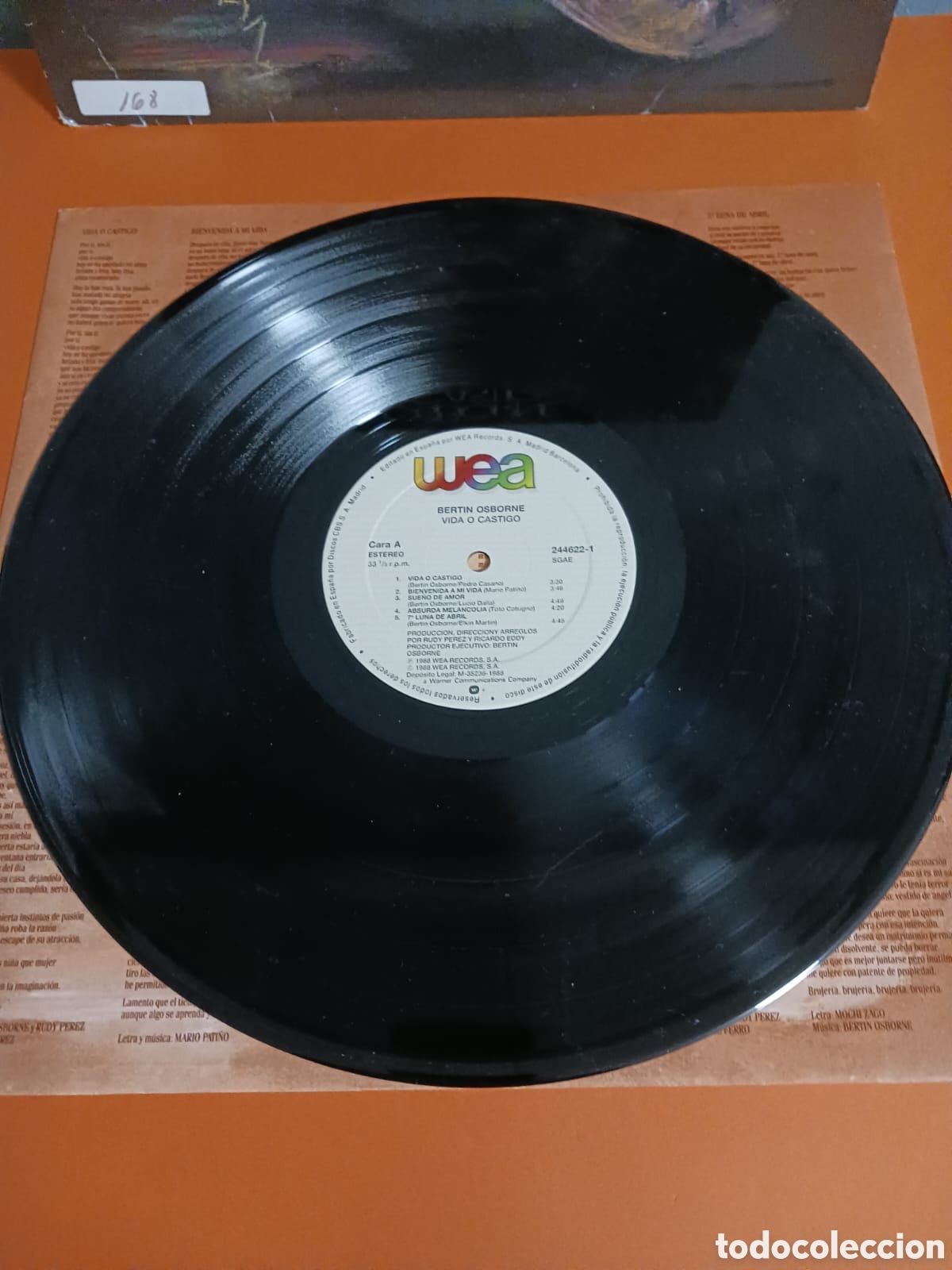Discos de vinilo: Lp vinilo, BERTIN OSBORNE &rdquo;VIDA O CASTIGO&rdquo; - Foto 2