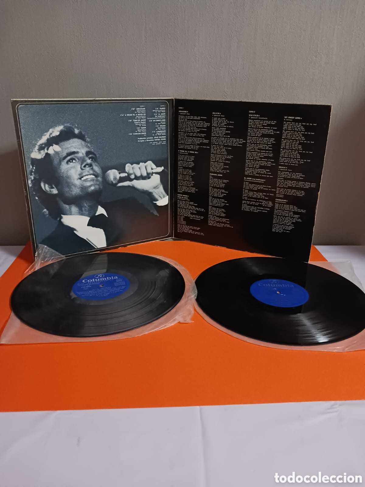 Discos de vinilo: JULIO IGLESIAS &rdquo; EL AMOR&rdquo;. LP de vinilo. Funciona - Foto 9