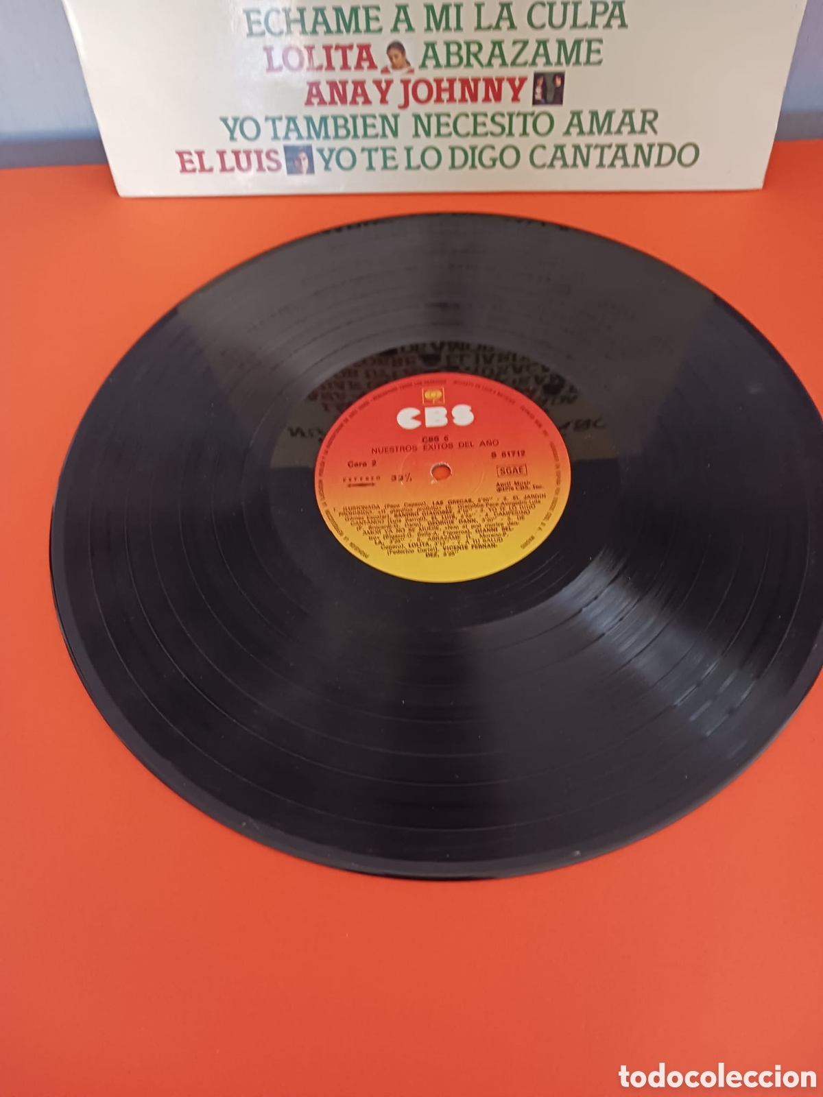Discos de vinilo: CBS NUESTROS EXITOS DEL A&Ntilde;O. LP - Foto 4