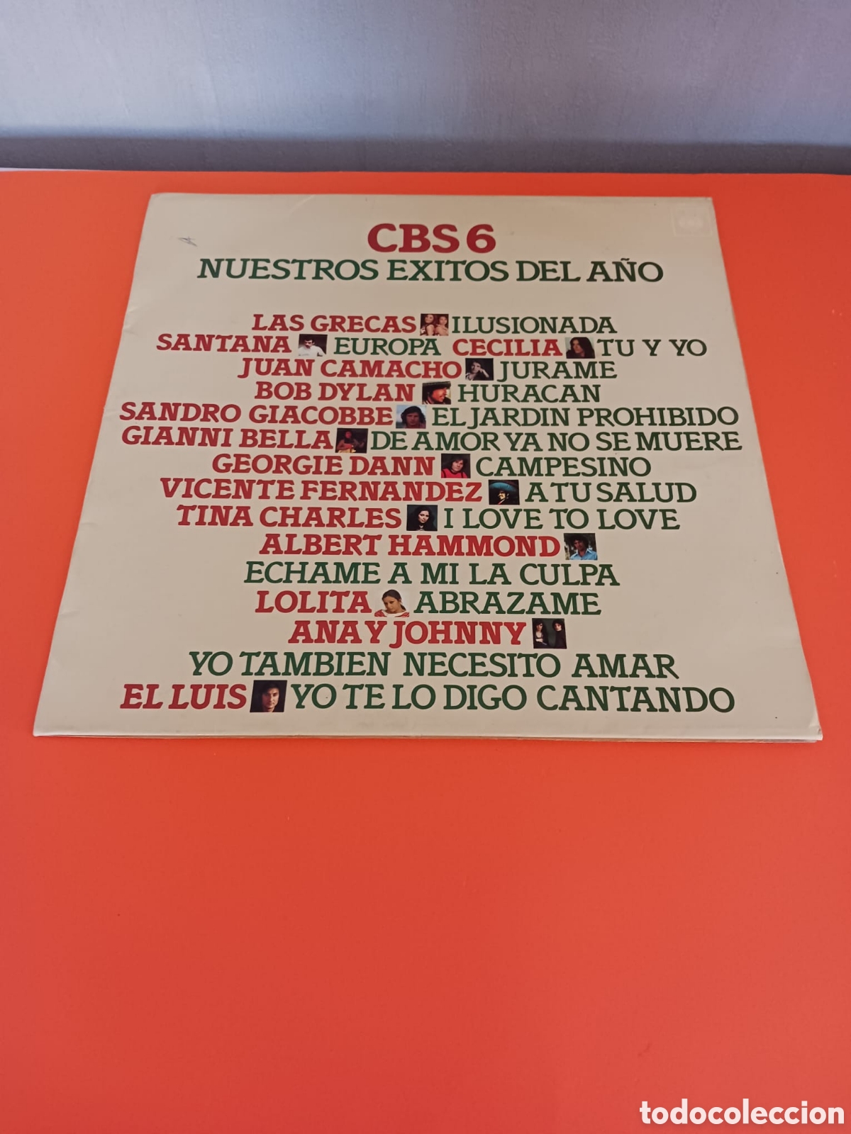 Discos de vinilo: CBS NUESTROS EXITOS DEL A&Ntilde;O. LP - Foto 5