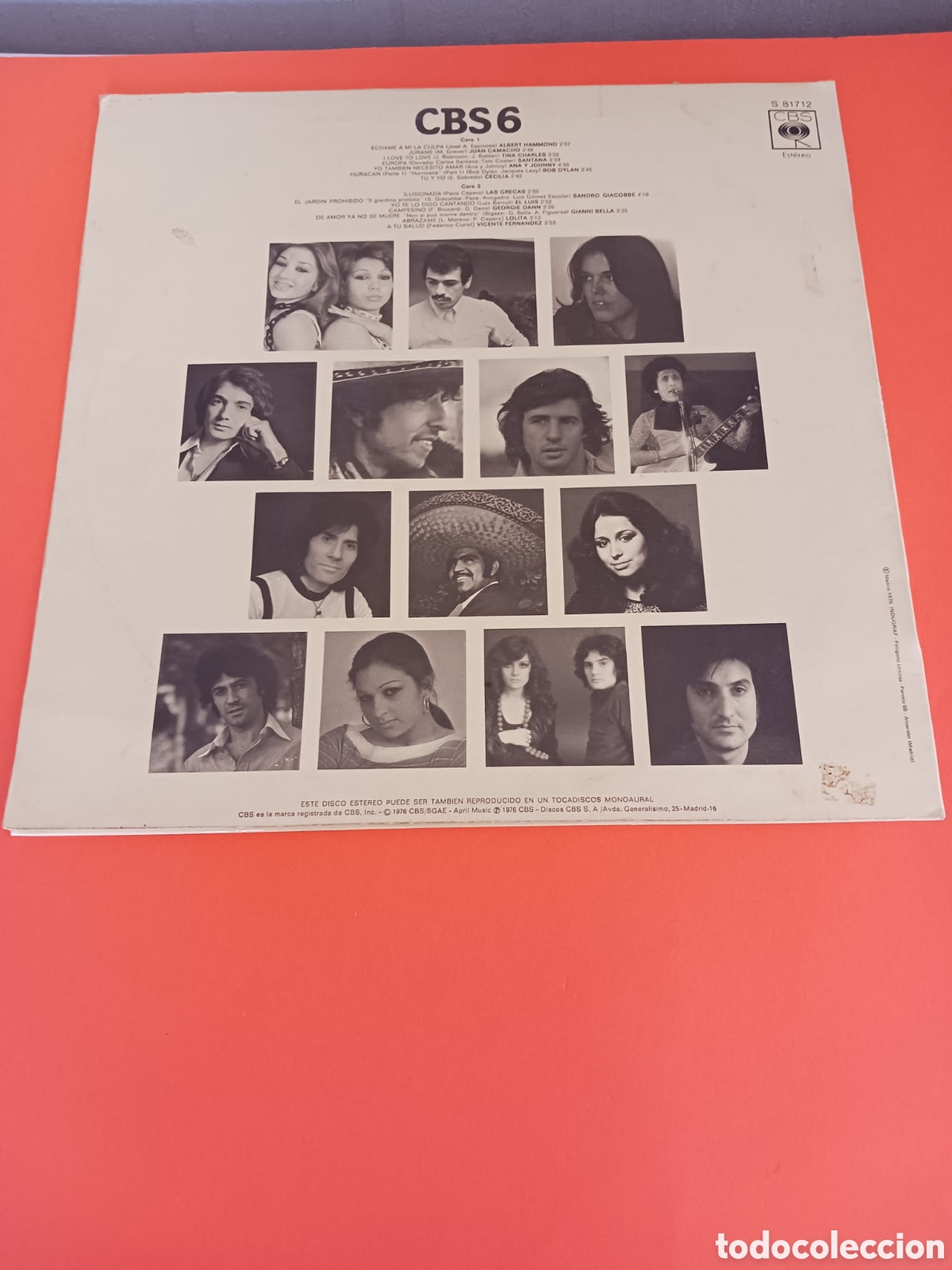 Discos de vinilo: CBS NUESTROS EXITOS DEL A&Ntilde;O. LP - Foto 6