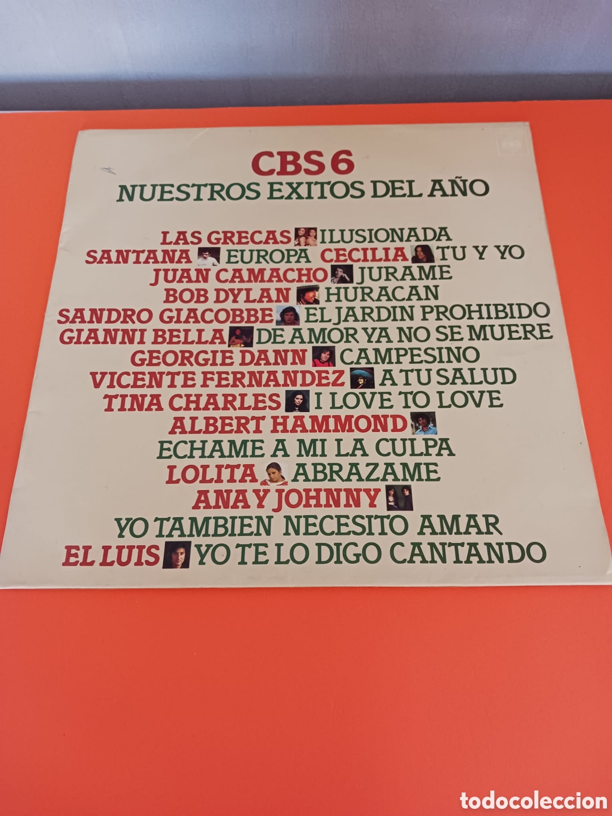 Discos de vinilo: CBS NUESTROS EXITOS DEL A&Ntilde;O. LP - Foto 1