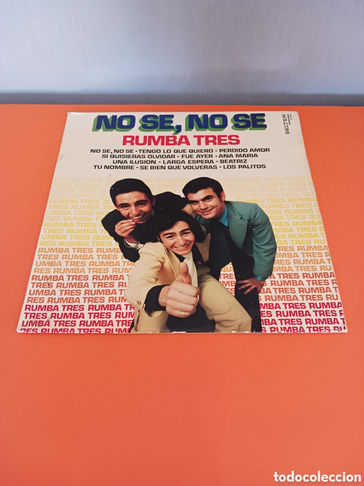Discos de vinilo: RUMBA TRES. LP de vinilo. Funciona - Foto 5