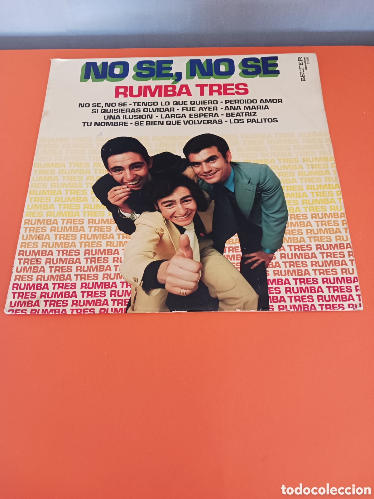 Discos de vinilo: RUMBA TRES. LP de vinilo. Funciona - Foto 1