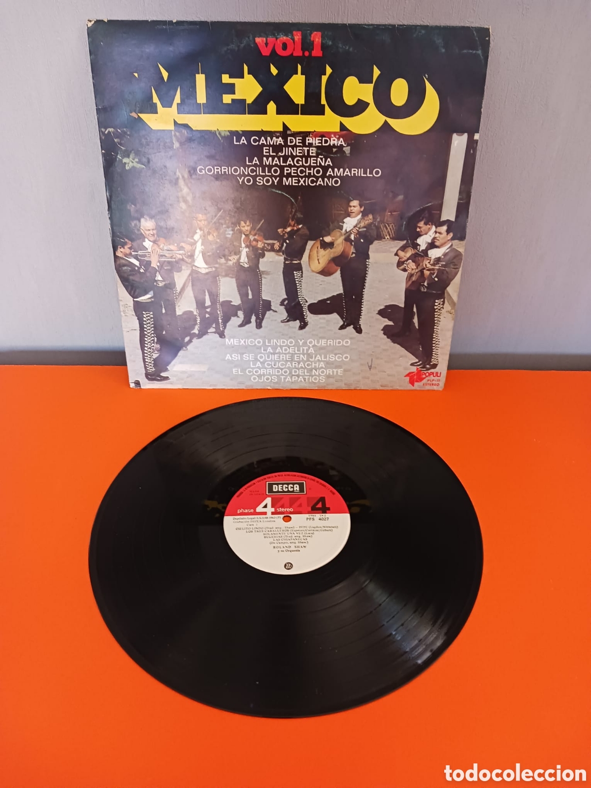 Discos de vinilo: VOL 1 M&Eacute;XICO. Lp. A&ntilde;o 1974 - Foto 2