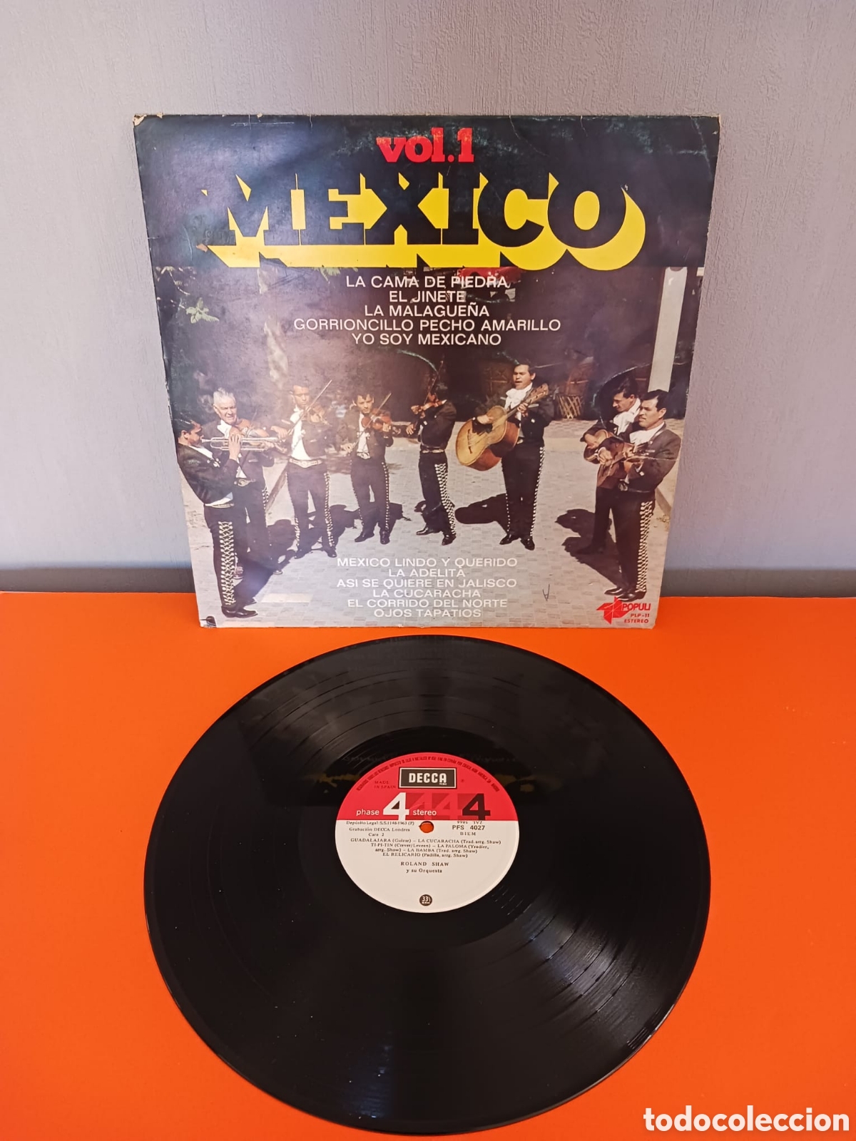 Discos de vinilo: VOL 1 M&Eacute;XICO. Lp. A&ntilde;o 1974 - Foto 3