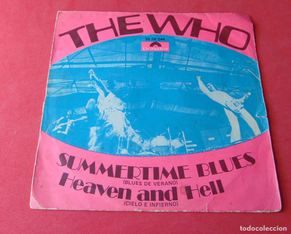 Discos de vinilo: The Who &ndash; Summertime Blues / HEAVEN AND HELL - SINGLE - Foto 1