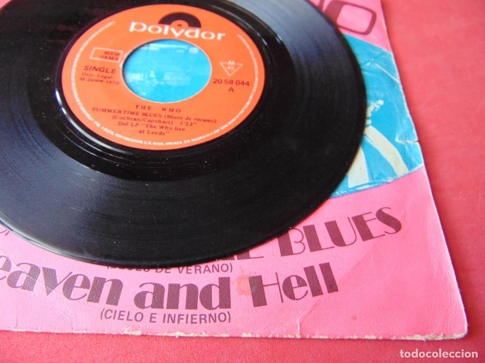 Discos de vinilo: The Who &ndash; Summertime Blues / HEAVEN AND HELL - SINGLE - Foto 3