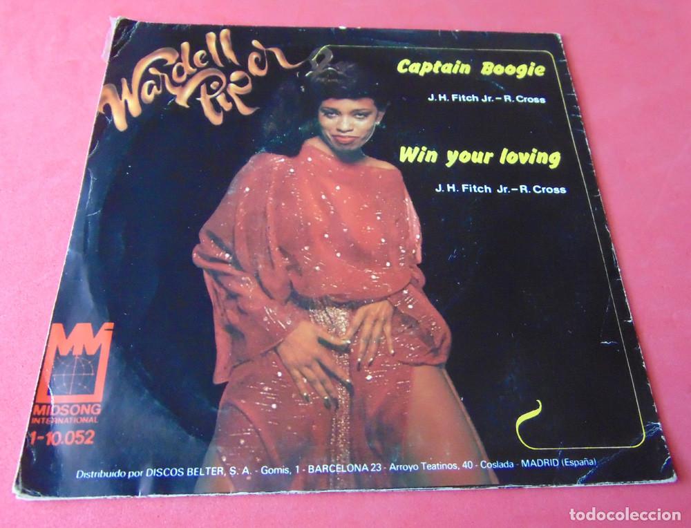 Discos de vinilo: Wardell Piper &ndash; Captain Boogie - SINGLE 1979 - Foto 3