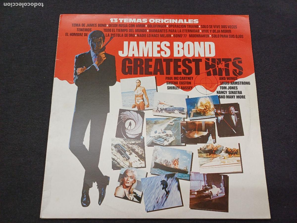 Discos de vinilo: JAMES BOND/GREATEST HITS/VINILO. - Foto 1