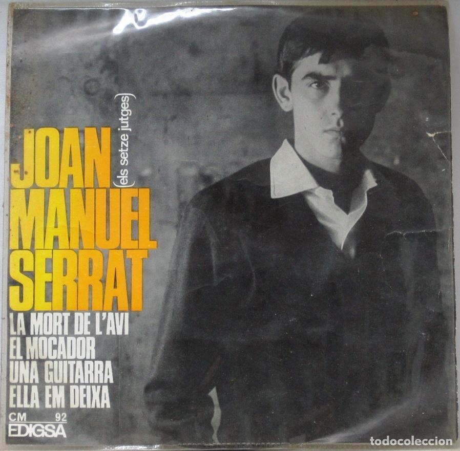 Discos de vinilo: JOAN MANUEL SERRAT - LA MORT DE LAVI - SINGLE - Foto 1