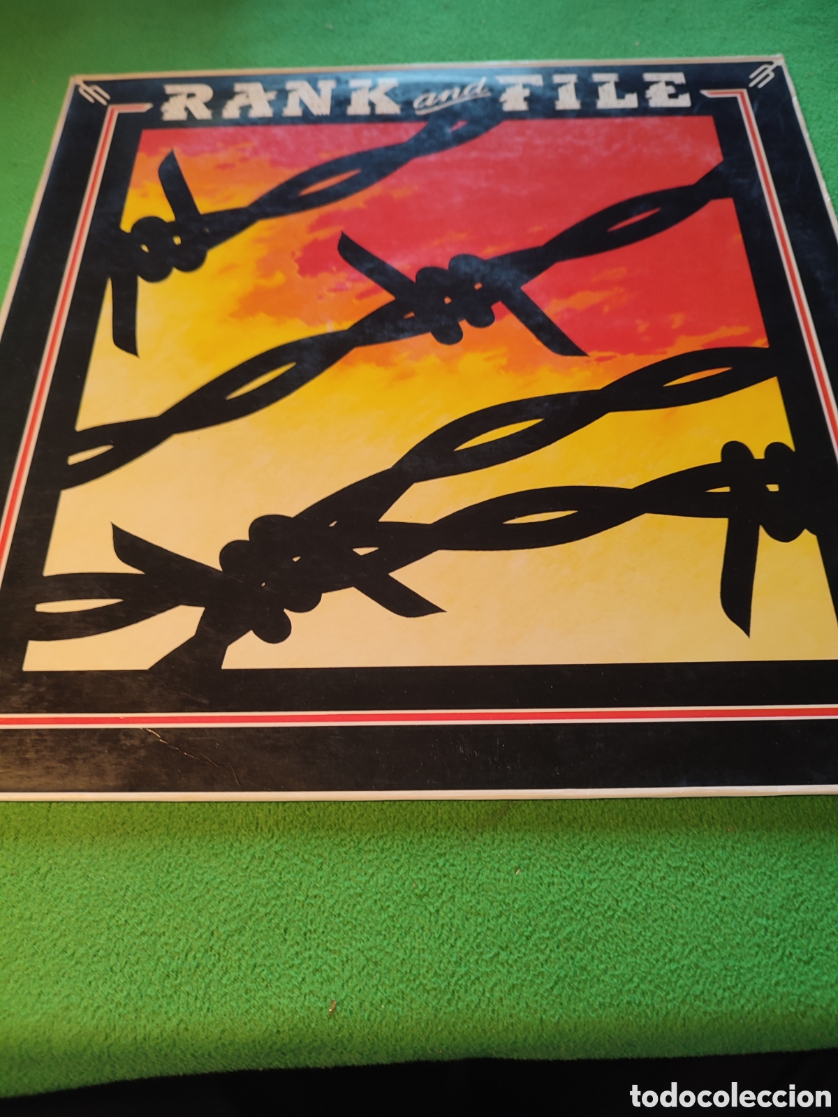 Discos de vinilo: Rank and File - Sundown edici&oacute;n 1982 - Foto 1