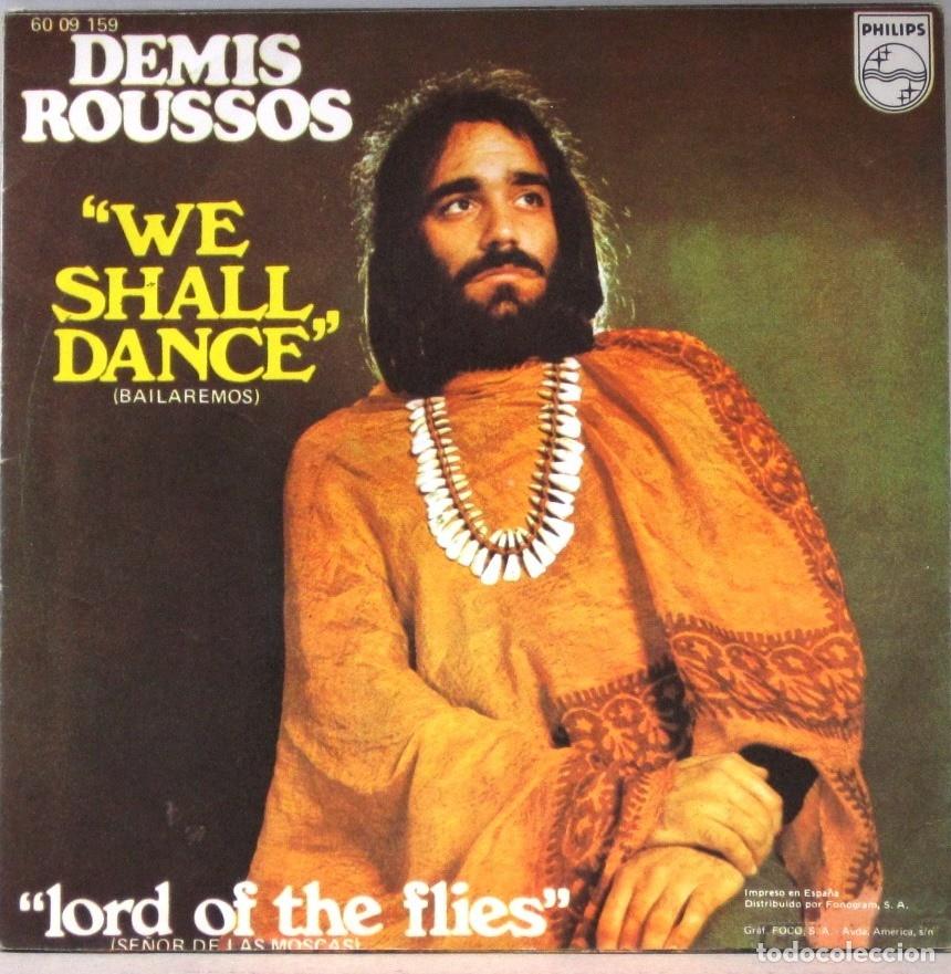 Discos de vinilo: DEMIS ROUSSOS - WE SHALL DANCE - SINGLE - Foto 1