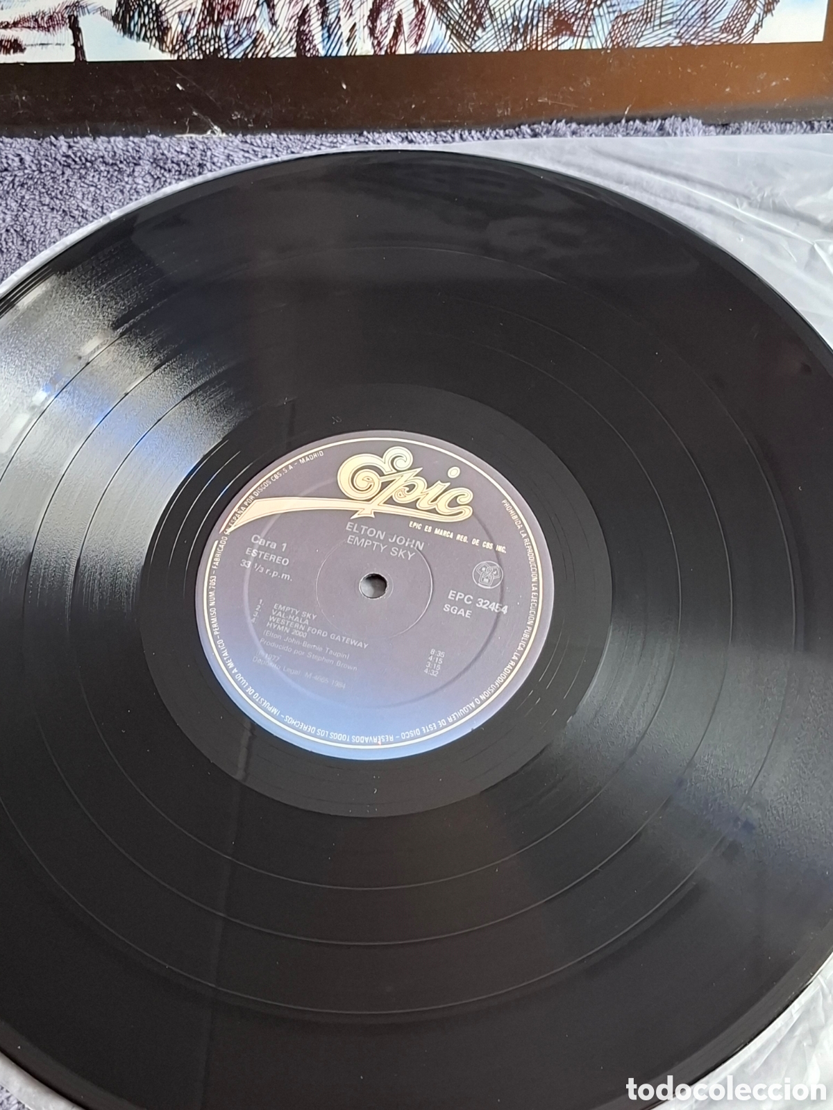 Discos de vinilo: Elton John - Empty Sky, Epic, Cbs, 1977. - Foto 3