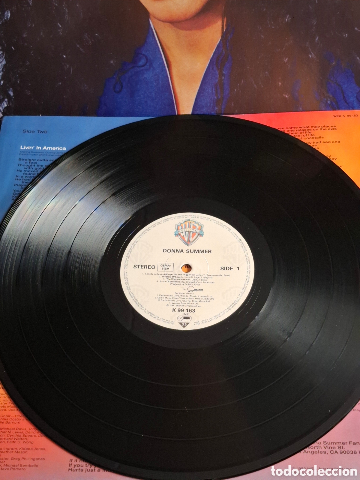 Discos de vinilo: Donna Summer - Donna Summer, Wea, 1982. - Foto 3