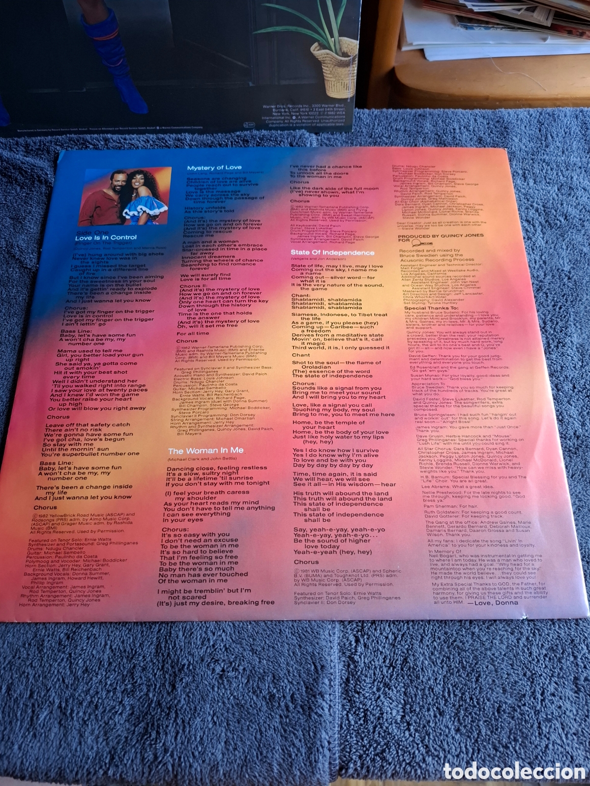 Discos de vinilo: Donna Summer - Donna Summer, Wea, 1982. - Foto 6