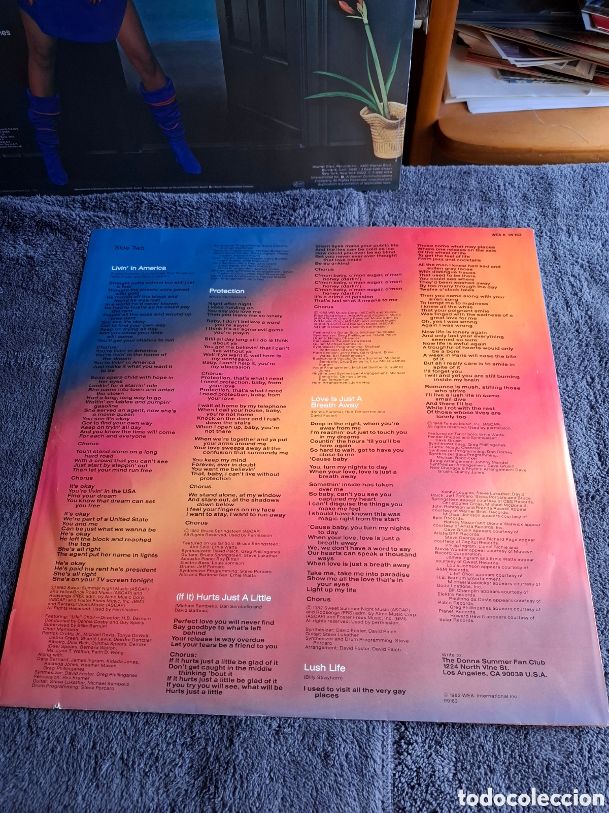 Discos de vinilo: Donna Summer - Donna Summer, Wea, 1982. - Foto 7