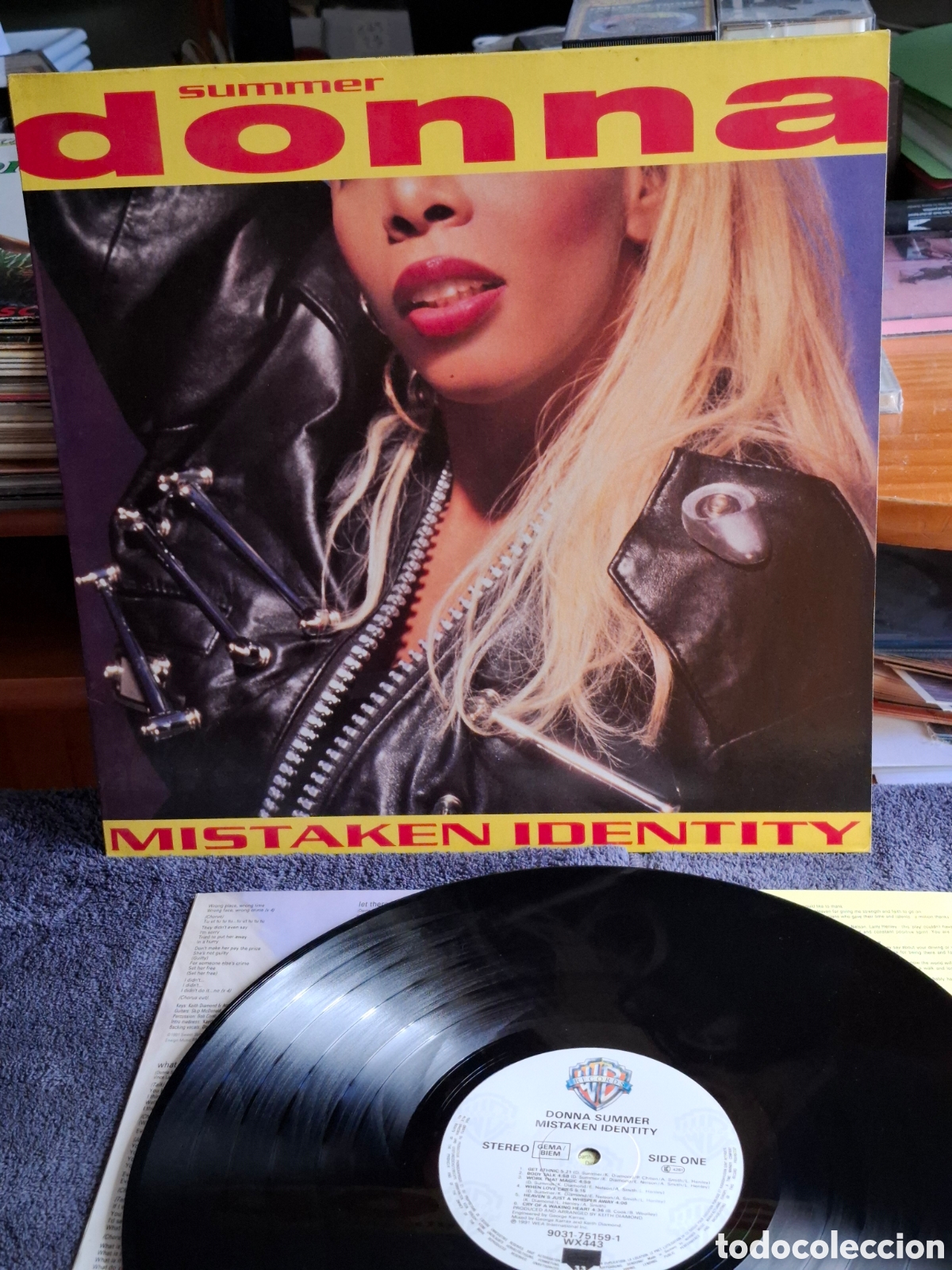Discos de vinilo: Donna Summer - Mistaken Identity, Wea, 1991. - Foto 1