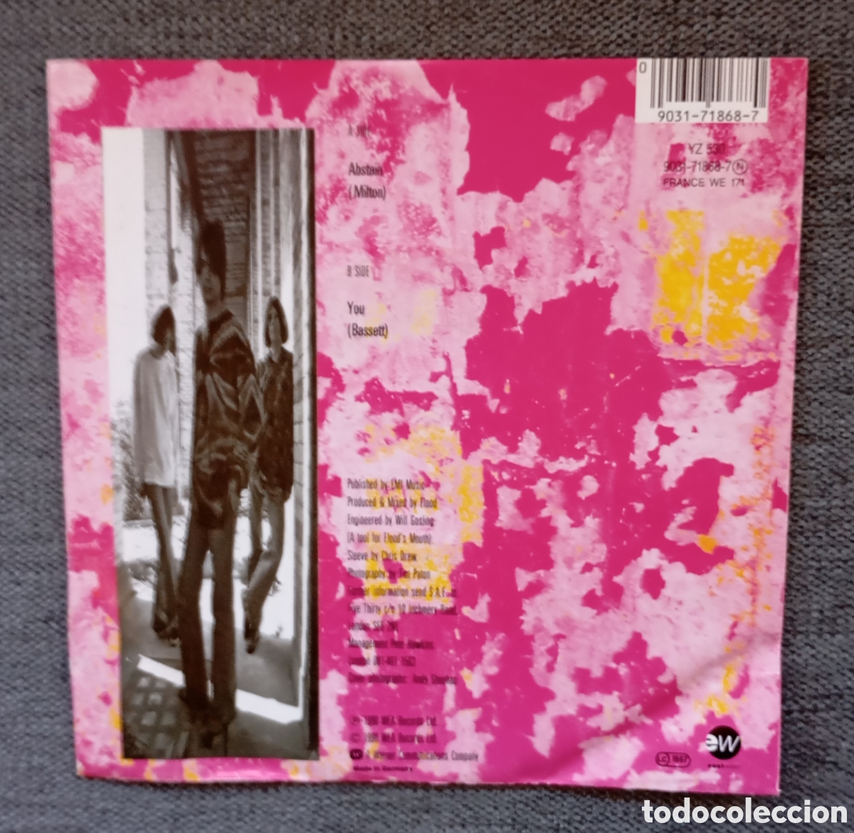 Discos de vinilo: Five Thirty. Abstain/ You. Single 7&rdquo;, a&ntilde;o 1990. - Foto 2