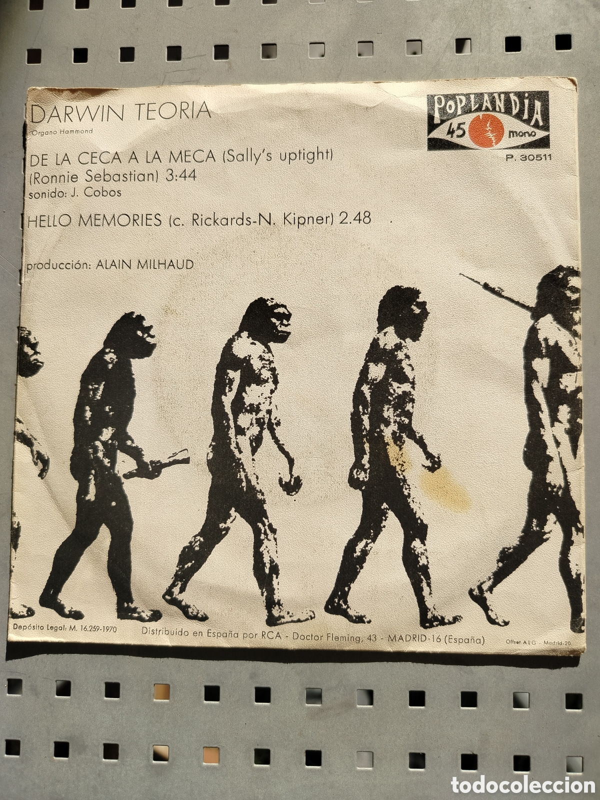 Discos de vinilo: Darwin Teoria 7&rdquo; Poplandia - Foto 2