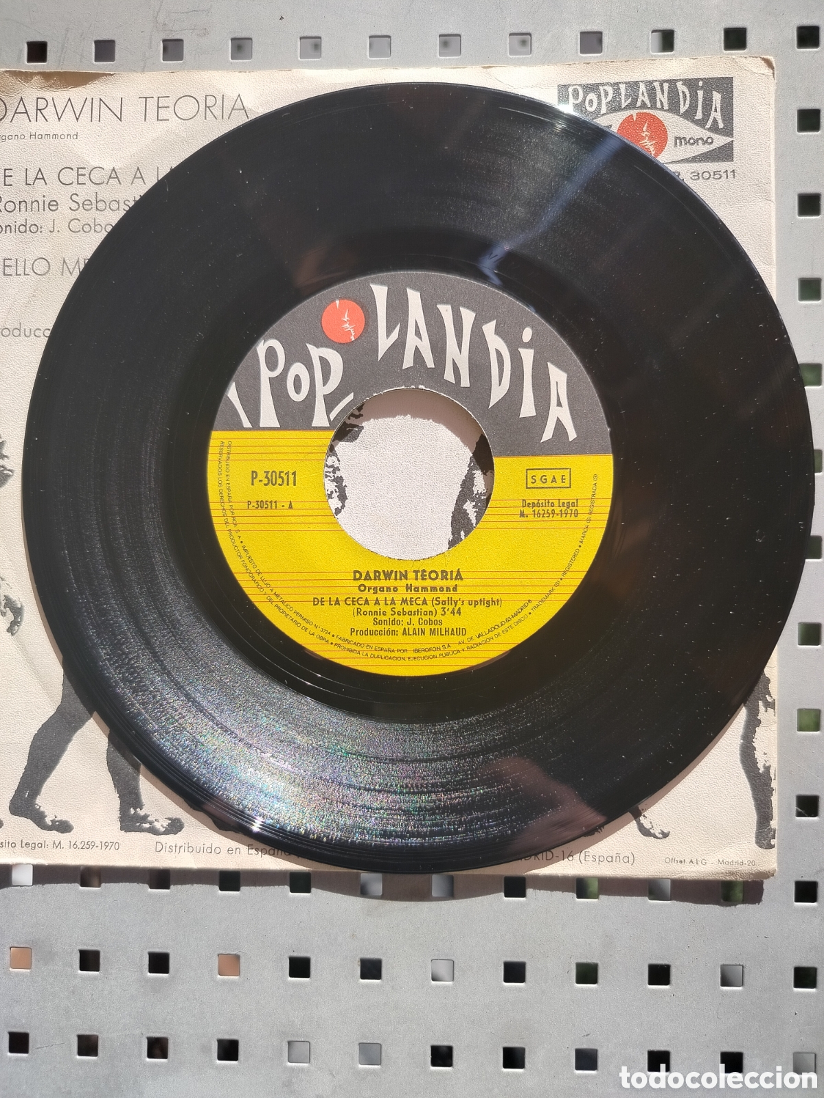 Discos de vinilo: Darwin Teoria 7&rdquo; Poplandia - Foto 3