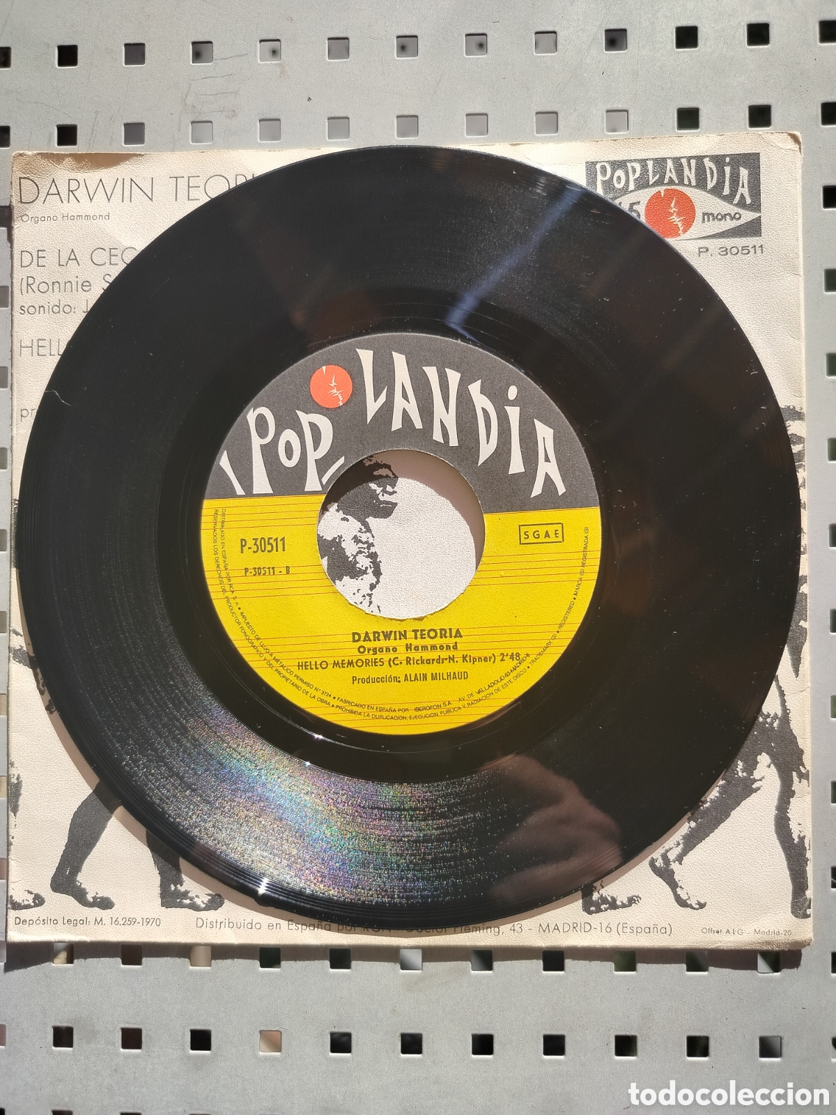 Discos de vinilo: Darwin Teoria 7&rdquo; Poplandia - Foto 4