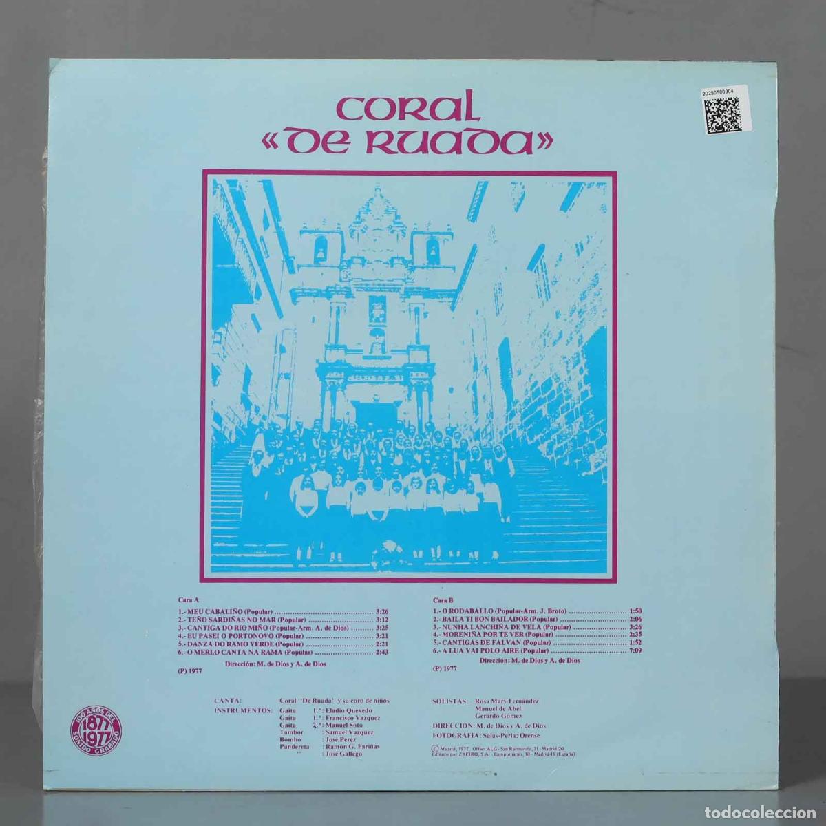 Discos de vinilo: LP. Coral &acute;De Ruada&acute; &ndash; Coral De Ruada - Foto 2