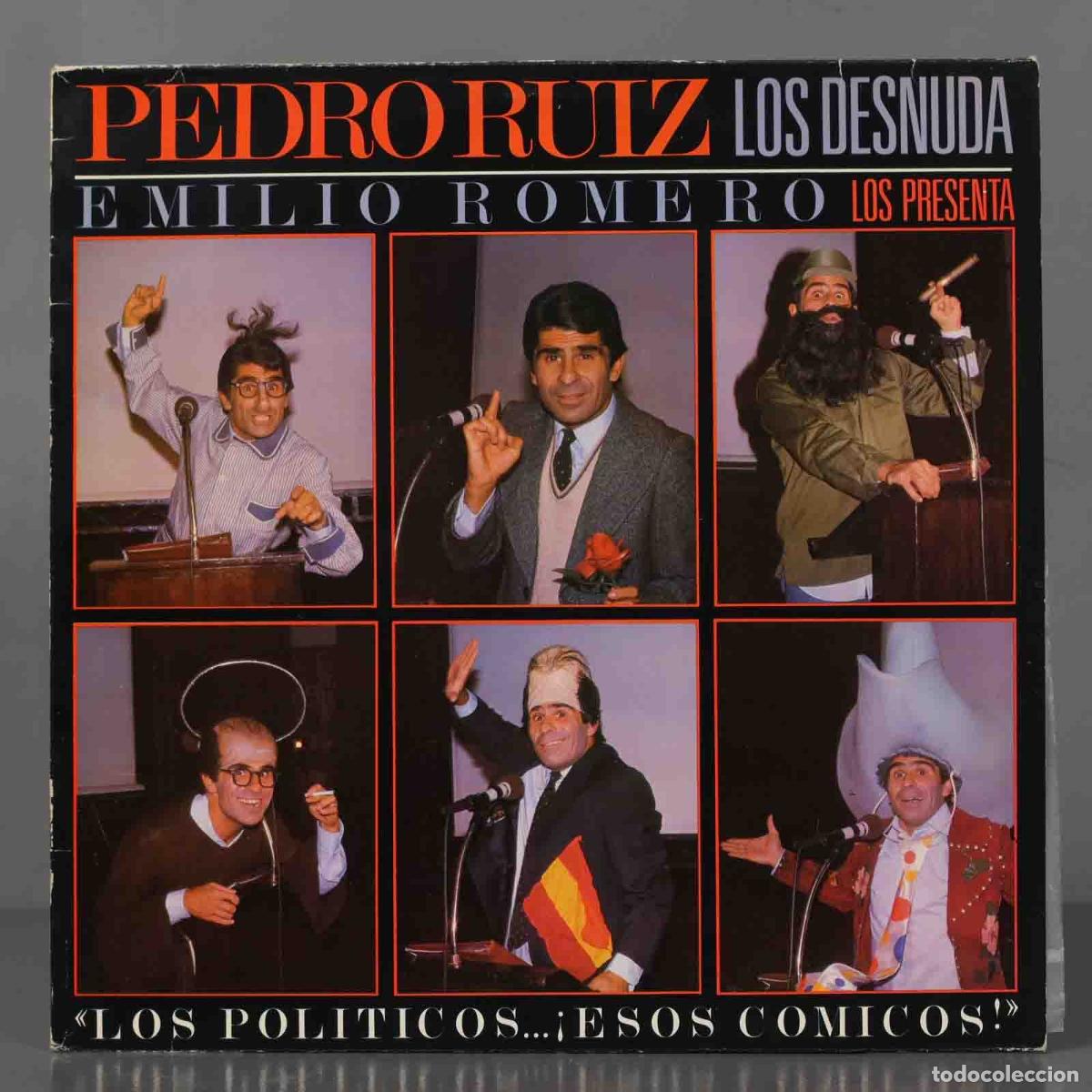 Disques de vinyle: LP. Pedro Ruiz, Emilio Romero &ndash; Los Politicos&hellip; &iexcl;Esos Comicos!