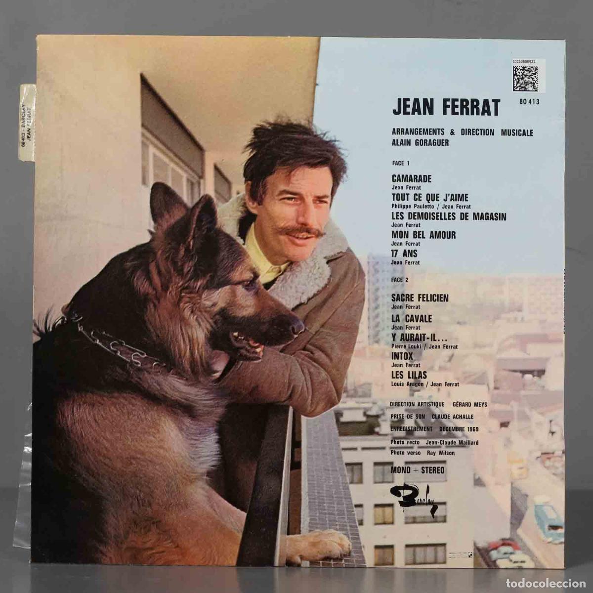 Discos de vinilo: LP. Jean Ferrat &ndash; Jean Ferrat - Foto 2