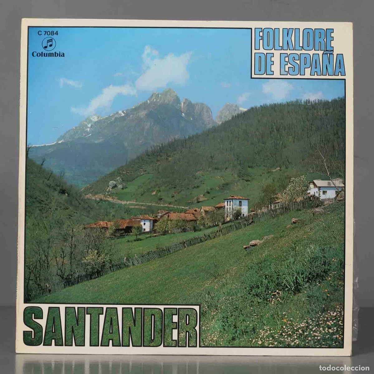 Discos de vinilo: LP. Various &ndash; Folklore de Espa&ntilde;a Santander - Foto 1