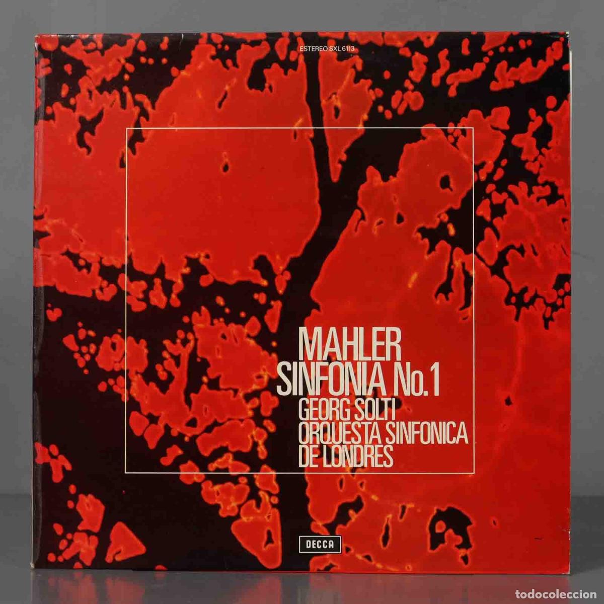 Discos de vinilo: LP. SINFONIA 1. MAHLER SOLTI - Foto 1