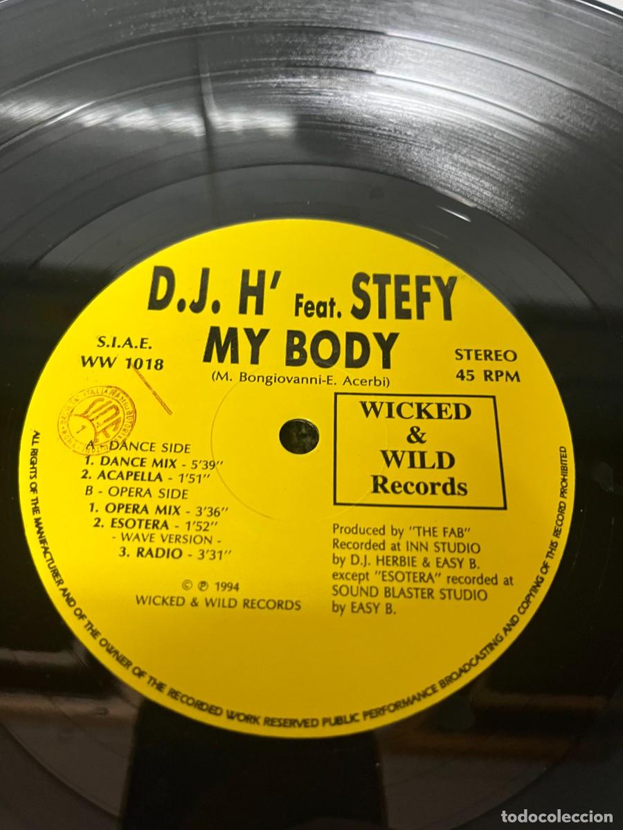 Discos de vinilo: DJ H. Feat. Stefy My Body - Foto 3