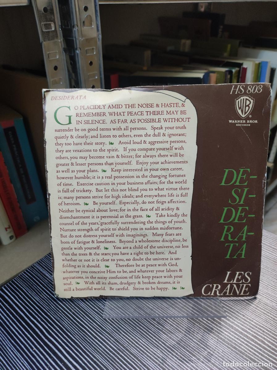 Discos de vinilo: Les Crane &ndash; Desiderata - Foto 1