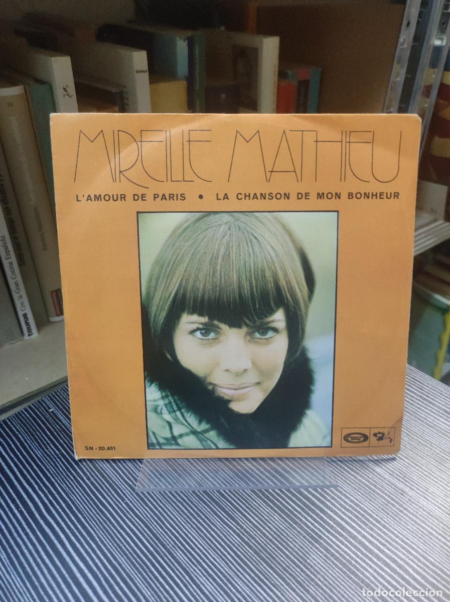 Discos de vinilo: Mireille Mathieu &ndash; LAmour De Paris / La Chanson De Mon Bonheur - Foto 1