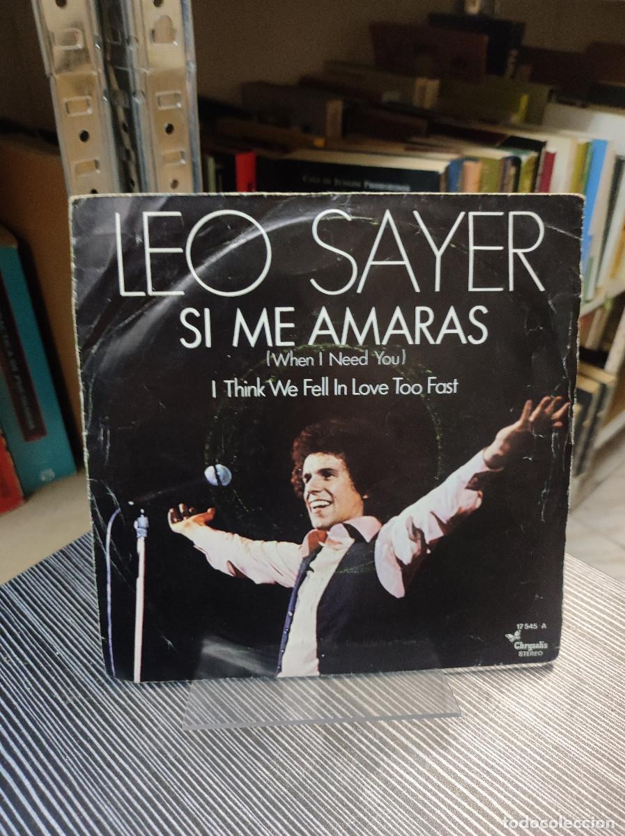 Discos de vinilo: Leo Sayer &ndash; Si Me Amaras = When I Need You - Foto 1