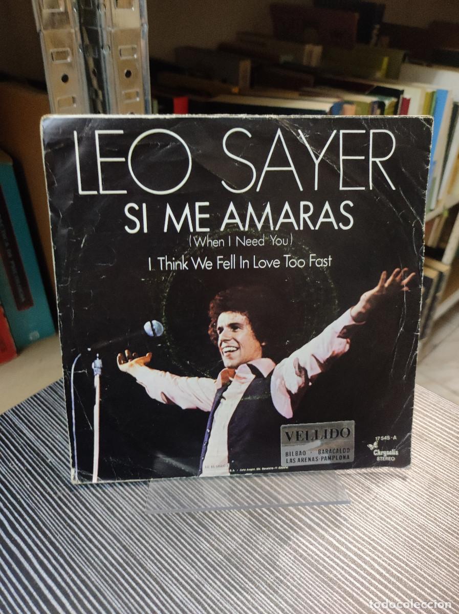 Discos de vinilo: Leo Sayer &ndash; Si Me Amaras = When I Need You - Foto 2
