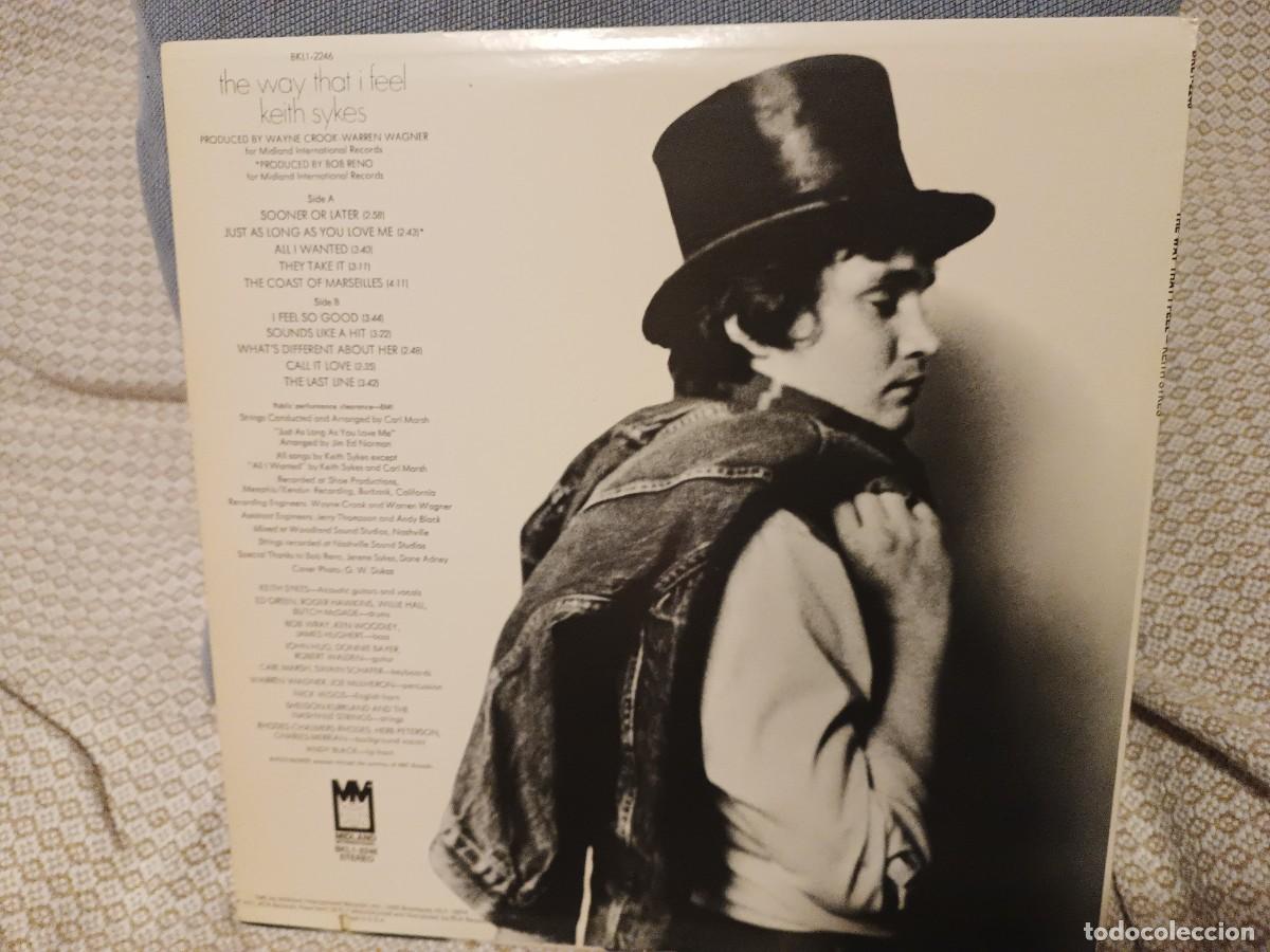 Discos de vinilo: Keith Sykes The Way That I Feel - Foto 2