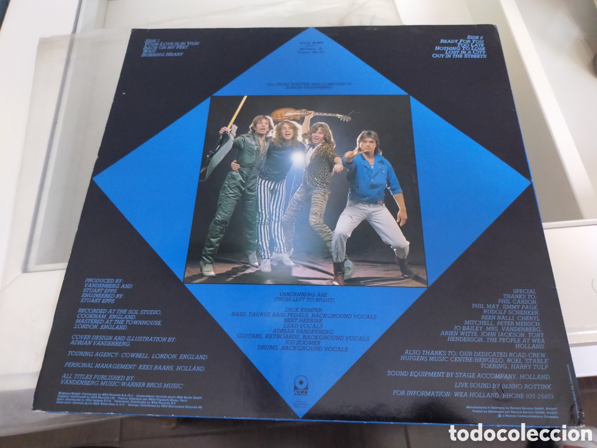 Discos de vinilo: Vanderberg lp Alemania 1982 - Foto 3